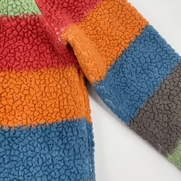 Joules Striped Fleece Striped Half Zip Pullover Youth Size 4 Fall Cozy Casual - Picture 6 of 6